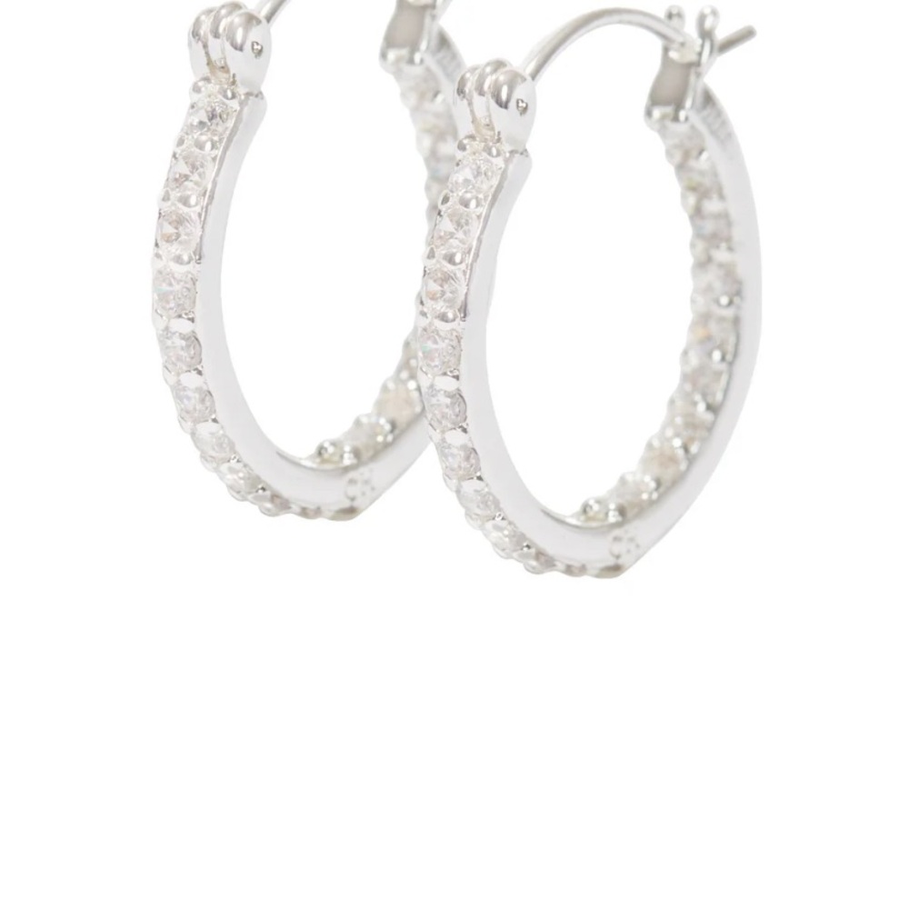 Elegant Silver Hoop Earrings